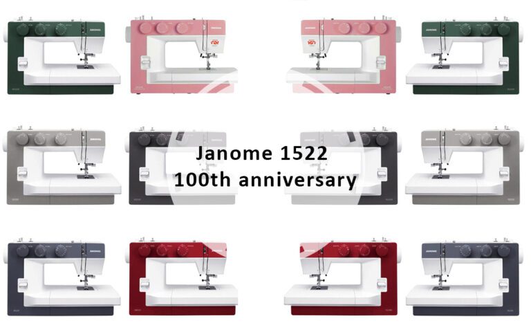 Janome 1522 100th anniversary-ŚWIETNA MASZYNA W 5 KOLORACH!