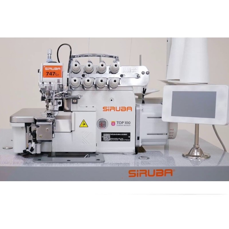 Siruba 747K-514M5-23/BKF Maszyna do szycia overlock