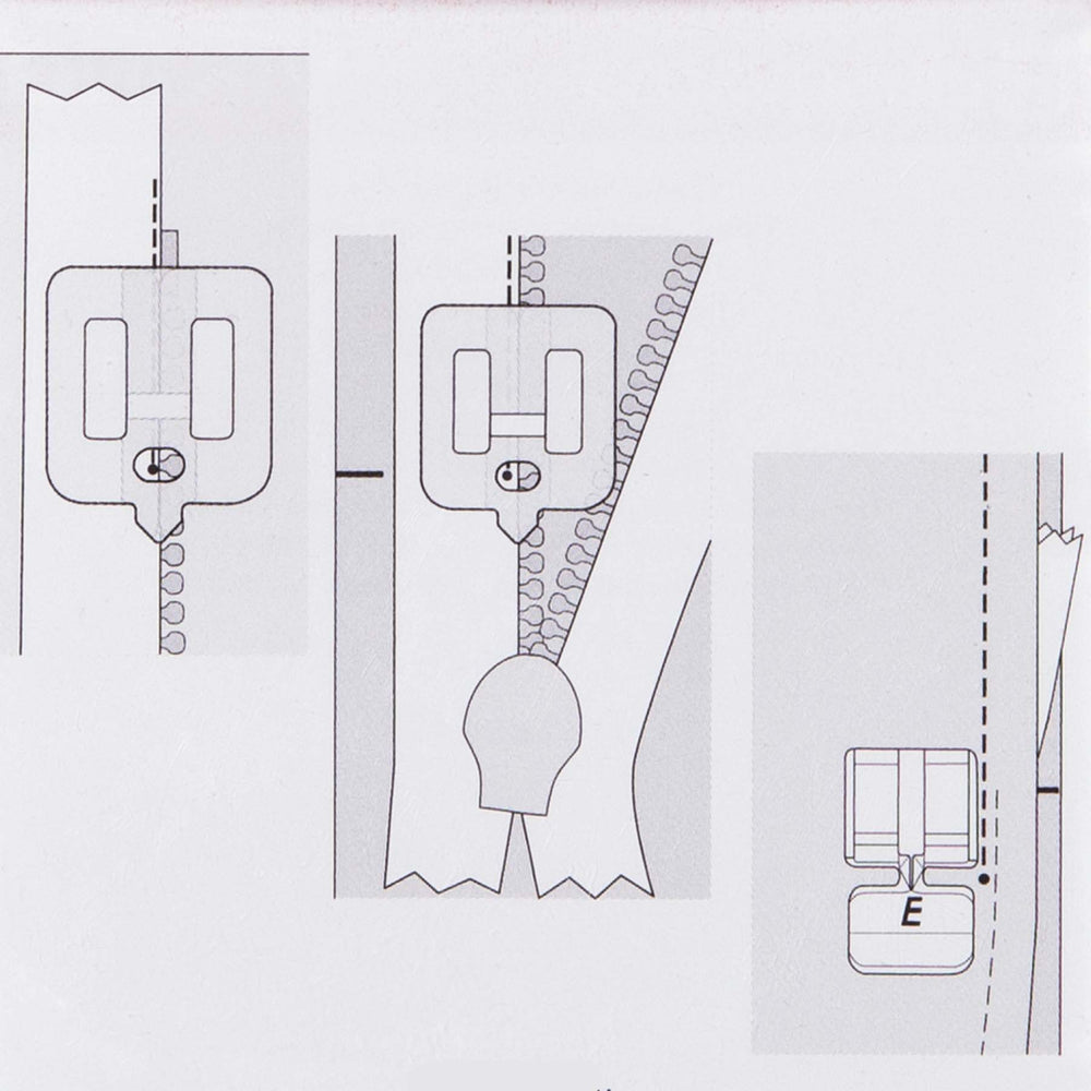 Stopka do przezroczystego krytego zamka HUSQVARNA® VIKING® - obrazek 3